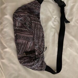 lululemon athletica Geometric Black and Pink Satchel